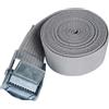 HLHLH Cinghie di fissaggio for carichi da 2 m con fibbia in metallo, fune traino for auto, moto, bici, for bagagli, borse, accessori a cricchetto resistenti(Gray)