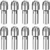QUARKZMAN 10pz Mandrini per Trapano Colletto da 2.3mm Lunghezza 18mm Mini Smerigliatrice Elettrica Cambio Rapido Utensile di Sostituzione per Utensili Rotativi