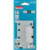 Makita Carta vetrata, 80 x 130 mm, 8 fori, grana 180, bianco