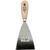 Generico Spatola acciaio inox con manico in legno 8 cm. PAVAN art. 501-80 - spatolina stucco raschietto professionale per muratura e finiture