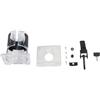 Tufgo Base trasparente per router con ingranaggi regolabili e viti per RT0701C WU601 compatibile con macchine per la lavorazione del legno con hardware di montaggio
