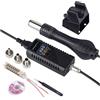 CCZRD Stazione Di Saldatura For Rilavorazione Micro Pistola Ad Aria Calda Da 700 W, Asciugacapelli Digitale A LED For Strumenti Riparazione E, Termica Riscaldamento rapido(E)