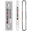SWAPARTS Barra e catena di ricambio per motosega da 40,6 cm, passo 3/8, calibro 109,2 cm, 56 maglie di trasmissione per Greenworks 2904502, EGO AG1600 CS1600/CS1604, Stihl, Echo, Craftsman, Poulan, Homelite