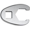 SW-Stahl 01490L-25 Chiave ad Anello Aperta, Zampa di Gallina 25 mm, 1/2 | Chiave inglese per tubi freni e raccordi idraulici, in acciaio cromo vanadio, attacco quadro 1/2 pollici, finitura opaca