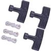 pljYocdO Kit corda impugnatura avviamento a strappo adatto for motore GX110 GX120 GX160 GX200 28461-ZH8-013 28462-ZH8-003 28462-ZE2-003