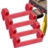 Generic Supporto per metro a nastro, porta attrezzi per utensili elettrici su scala, banco da lavoro, cintura da banco per metro a nastro, 4 supporti salvaspazio per utensili elettrici