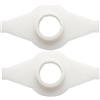 LIWaaGe 2 pezzi oliatore ingranaggio a vite senza fine 5037561-02 for motosega 365 371 372 362 385 390 570 575 576XP