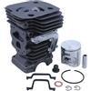 DORFEY Kit guarnizione cuscinetto albero motore pistone cilindro motosega da 42 mm adatto for H-u-s-q-v-a-r-n=a 450 450E 445E 445 parte di ricambio porta di decompressione(Cylinder Set B)