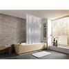 Kleine Wolke 3321108747 - tTenda per Doccia, 128 x 240 cm, Colore: Bianco