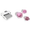 Sizzix Big Shot Plus Fustellatrice, Acciaio Inossidabile, 19x29.9x40cm con Set Bigz Fustella Fiori