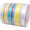 Morex Ribbon in Poliestere/Nylon Sweet Ribbon, Petite, Mista di Larghezza, 32 m in Totale, Sweet Baby, 6-Pack