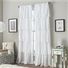 Curtainworks Tenda a pannello con balze, 213,4 cm, bianco, 1Q82460GWT