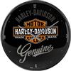 Nostalgic-Art Orologio da muro retrò, Ø 31 cm, Harley - Genuine | original Harley-Davidson license product (OLP), orologio analogico, design vintage, Idea regalo per motociclisti