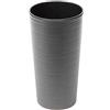 Siena Garden Locon - Vaso per piante in plastica, 30 cm, colore: grafite