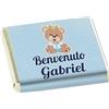 Generico Cioccolatini personalizzabili - Matrimonio - Compleanno - Nascita - Battesimo - Comunione - Cresima - Laurea - SENZA GLUTINE - Cioccolattini Personalizzati 30 pezzi (opzioni quantità) (Nascita 1)