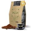 Caffè Pontevecchio Firenze Caffè Macinato Turco 4x250g - Miscela Artigianale 80% Arabica 20% Robusta - Gusto Delicato con Note di Cacao e Frutta Secca - Preparazione Tradizionale - Made in Italy - CAFFÈ PONTEVECCHIO FIRENZE