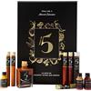 Chilli No. 5 Peperoncino n. 5 | Calendario dell'Avvento, selezione di peperoncini n. 5 prodotti gourmet in elegante confezione regalo a tema natalizio, selezione di salse piccanti, confezione regalo peperoncino