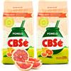 Yerbee CBSé Yerba Mate Tè Pomelo 1 kg (0.5 kg x 2) | Set Mate Argentino | Bevanda disintossicante ed energetica
