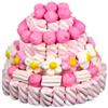 SEFARO Torta di Marshmallow Rosa da 580grammi Circa.