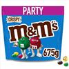 M&M'S Sacchetto di cioccolato, centro croccante e cioccolato al latte, 675 g sacchetto per feste, cioccolato sfuso, ideale per regalo, snack e condivisione