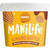 MANÍLIFE Burro di mandorle liscio, barattolo da 1 kg, burro di mandorle vegano liscio e dolce, realizzato con mandorle portoghesi di qualità, senza olio di palma, senza zuccheri aggiunti, senza OGM