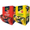 CAIYA Biffi Double Kit con Maionese e Ketchup Monoporzione 264 Bustine da 10g [132+132] con Portachiavi CAIYA®