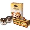 YesEatIs Sapori d'Abruzzo - Confezione Regalo in Legno con Pan Ducale Classico, Cantuccini alle Mandorle, Ciottoli dei Calanchi e Mandorle Pralinate