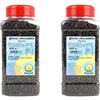 DUE ESSE S.N.C. DI SABATINI ALDO PZ 2 DISPENSER DA GR 800 (TOTALE 1600 GR) DI GOCCE DI CIOCCOLATO PER DECORAZIONE GELATERIA E PASTICCERIA