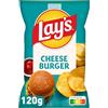 Lay's LAYS Patatine al Cheeseburger Sapore di patatine al Cheeseburger dalla Francia Snack Patatine Asiatiche con Olio di Girasole 120g