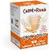 CAFFE' DI ROMA 80 capsule CAFFE di ROMA GINSENG DOLCE compatibile con Lavazza A Modo Mio - Senza Glutine - Bevande Solubili - 8 Astucci da 10 -