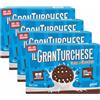 Generico 4X Il Granturchese Cioccolato, Biscotti Frollini al Cacao con Gocce di Cioccolato in Confezioni Salvafreschezza per Colussi 340g