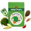 GO DESi Popz Kaccha Aam (40 pezzi) | Aam Candy | Snack di frutta | Caramelle acide | lecca-lecca | Caramelle crude al mango