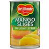 Del Monte Delmonte Exotics - Fette di mango in sciroppo leggero, 425 g