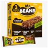 Mr. Beans, Snack al Cioccolato Fondente con Granella di Nocciole e Anacardi, Proteine Vegetali da Legumi, Plant-Based e Senza Glutine, Sazianti e Blocca Fame, 3 Barrette da 28g
