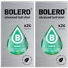 Generico SET 48 BOLERO DA 3 GRAMMI Mint Preparato istantaneo polvere solubile in bustine Sticks per Bevande con Stevia e Vitamina C e Senza Zucchero ideale per fitness e diete