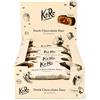 KoRo - Choc Duo cioccolato fondente e fragole bio 12 x 2 x 20 g - Con ripieno fruttato alla fragola - Ricoperte di cioccolato fondente - Vegan
