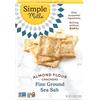 Simple Mills Cracker di farina di mandorle, sale marino macinato fine, senza glutine, vegano, snack salutari, 120,5 g (confezione da 1)