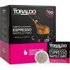 Caffè Toraldo- Cialde Ese 44mm per macchina caffe a cialda Miscela Classica Box da 100 Cialde da 7g macinato fresco
