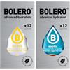 Generico SET 24 BOLERO bustine da 3 grammi 12 ice tea lemon limone + 12 Exotic Preparato istantaneo per Bevande con Stevia e Vitamina C e Senza Zucchero