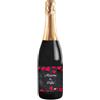 Bottle-Up Idea regalo spumante Prosecco DOC, bottiglia personalizzata originale per San Valentino, bomboniere, anniversario di fidanzamento e di matrimonio (0,75L, Lavagna cuori)