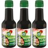 Eurocali Suzi Wan Salsa di Soia Condimento a Basso Contenuto di Sale -43% Sapore Delicato Senza Additivi Ideale per Varie Pietanze e Piatti Orientali - 3 Bottiglie da 143ml