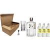 Zeus Party Cofanetto Kit Gin Tonic -ROKU- Ballon in Vetro + Roku Gin 43% 70 cl + Tonic Water Franklin & Sons 200 ml + Misurino Dosatore (Indian Tonic, 3)