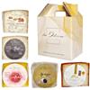 QUESOS LA ALDEA CALIDAD ARTESANAL QUESOS LA ALDEA | Cesto Regalo Gourmet di Formaggio di Pecora 950g | 5 Spicchi : Zafferano, Paprika, Aglio Nero, Tartufo e Mandorla Croccante | Pack Semi Curato | Cesta Natalizia, Regalo Gastronomico