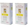 Le Fascine Blend Delì - Olio Extravergine Di Oliva 100% Italiano Estratto A Freddo Prodotto Da Olive Provenzale Ogliarola e Leccino (2 latte da 3 Litri)
