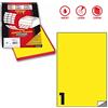 MarkIn Etichetta adesiva C/503 giallo fluo 100fg A4 210x297mm (1et/fg) Markin