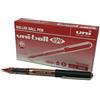 uni-ball Eye Broad UB-150-10 - Penna a sfera, punta da 1 mm, inchiostro rosso, confezione da 12