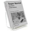 AIMOLLY Espositore per libri in acrilico trasparente a forma di J - Supporto da tavolo come fermalibro, supporto per tablet e cavalletto per visualizzare libri, foto, articoli musicali e artigianato