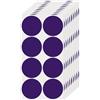 FINDAT Viola Adesivi Rotondi 50 mm Punti Colorati Etichette Autoadesive Impermeabili per Casa Cucina Ufficio 80 Pezzi