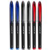 Uni-Ball Air Micro - Penna a sfera a punta fine da 0,5 mm, confezione da 6, 2 nere, 2 blu e 2 rosse (BusinessCollors), confezione da 6