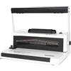 DIKAMAN Rilegatrice, S20A Electric Card Loose-Leaf Punching Machine Spiral Plastic Ring Binding And Punching Machine Single Coil Binding Machine per scuola e ufficio